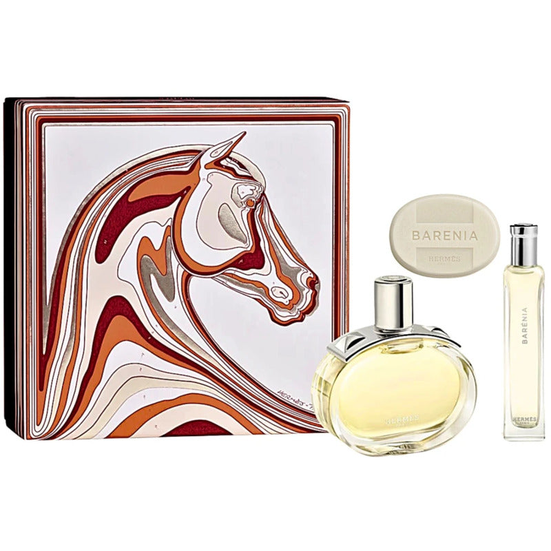 Hermes Barénia Gift Set EDP 100 ml, Bar Soap 25 g and EDP 15 ml