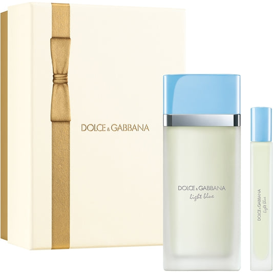 Dolce Gabbana Light Blue Eau de Toilette New Gift Set EDT 100 ml and miniature EDT 10 ml