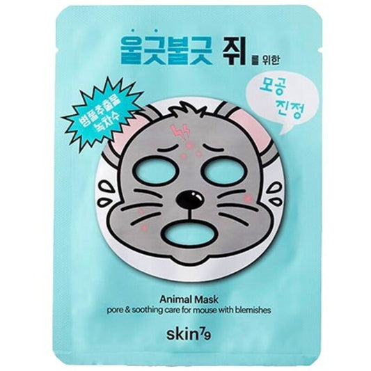 „skin79 Animal Mask Poras & Soothing Care“ – lakštinių kaukių rinkinys probleminei odai