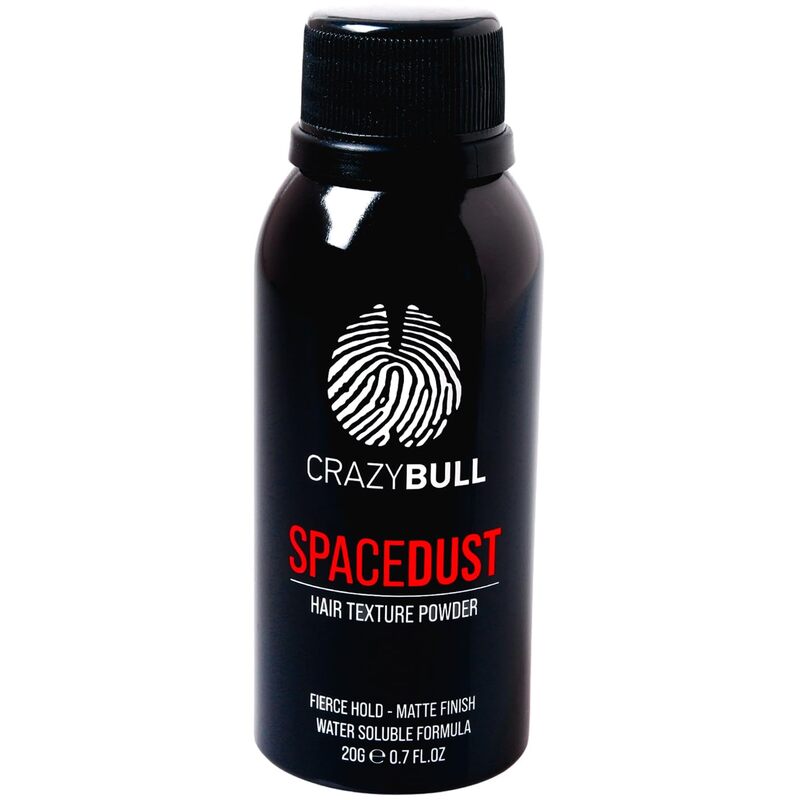 „CrazyBull Spacedust“ plaukų tekstūros pudra – formavimo pudra apimčiai