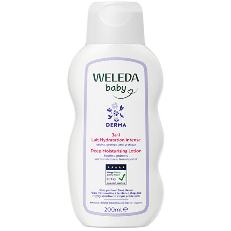Weleda Derma giliai drėkinantis losjonas – drėkinantis pienas 3 viename