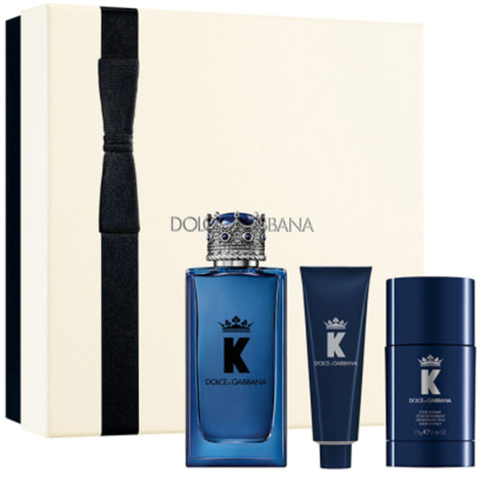 Dolce Gabbana K by Dolce Gabbanna Eau de Parfum dovanų rinkinys EDP 100 ml, pieštukas dezodorantas 75 g ir dušo gelis 50 ml