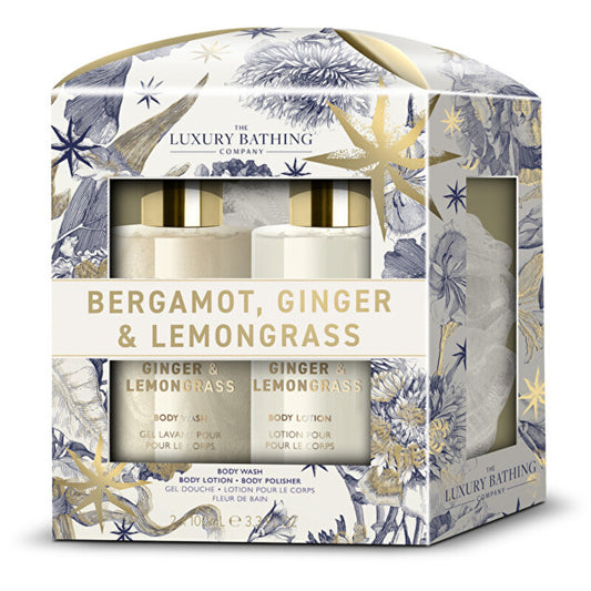 Luxury Bathing Company bathroom care gift set (bergamot, ginger and lemongrass)