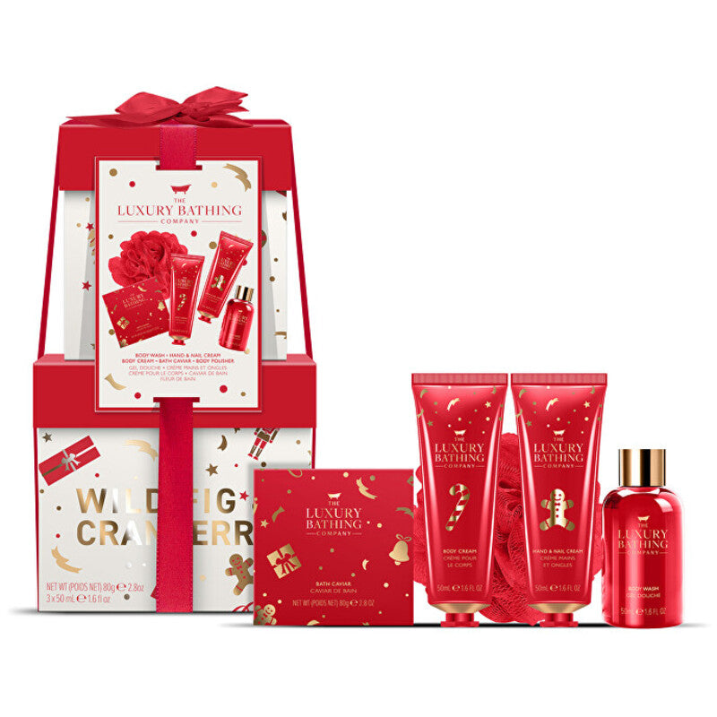 The Luxury Bathing Company Bath Care Dovanų Rinkinys (Fig & Cranberry)