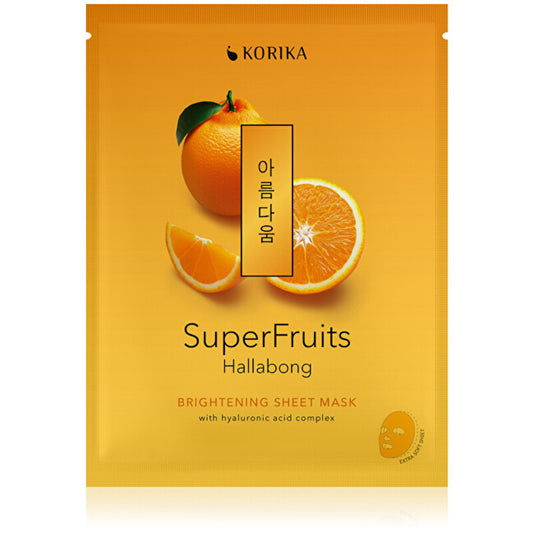 KORIKA Superfruits Hallabong Brightening Sheet kaukė