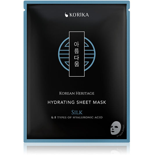 KORIKA Korean Heritage Hydrating Sheet Mask - drėkinamoji lakštinė kaukė su 8 rūšių hialurono rūgštimi
