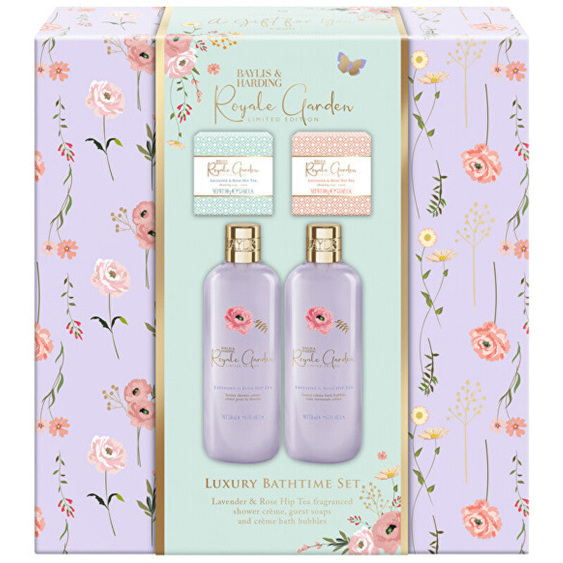 Baylis & Harding luxury lavender body care kit (Lendan and Rosehip Teas) gift kit
