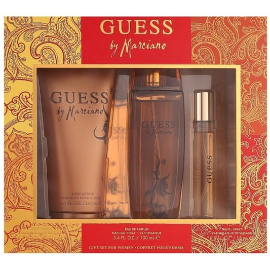 Guess Guess By Marciano Gift Set EDP 100 ml, EDP miniature 15 ml and body lotion 200 ml
