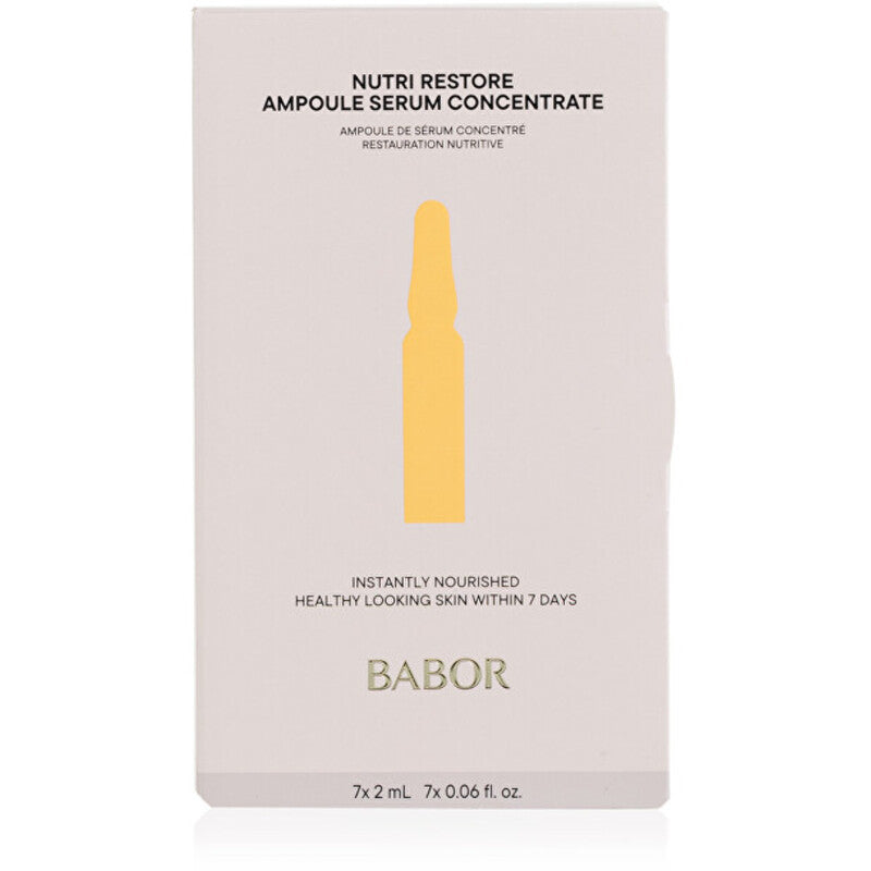 Babor „Nutri Restore“ ampulės tipo serumo koncentratas – regeneruojančios odos ampulės